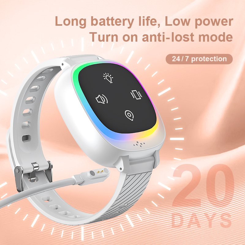 Wireless Bedwetting Alarm Watch | Gentle Vibration & Sound Alert for Kids Potty Training, Enuresis Monitor with Colorful Lights & Anti-Lost Sensor - 图片 5