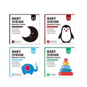 Baby Black and White Visual Stimulus Cards | 0-36 Months Newborn Early Education Flash Cards